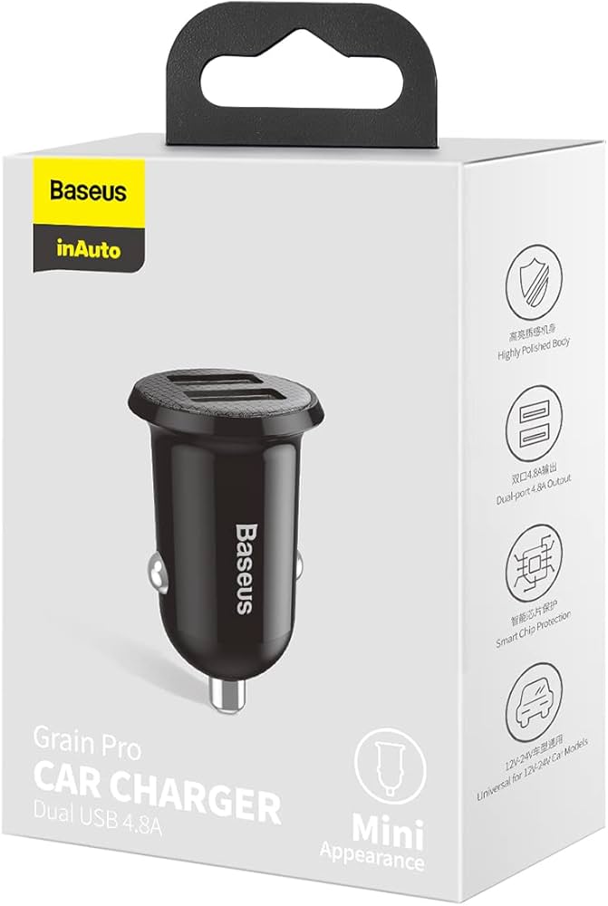 CARICATORE DA AUTO USB BASEUS - immagine 2