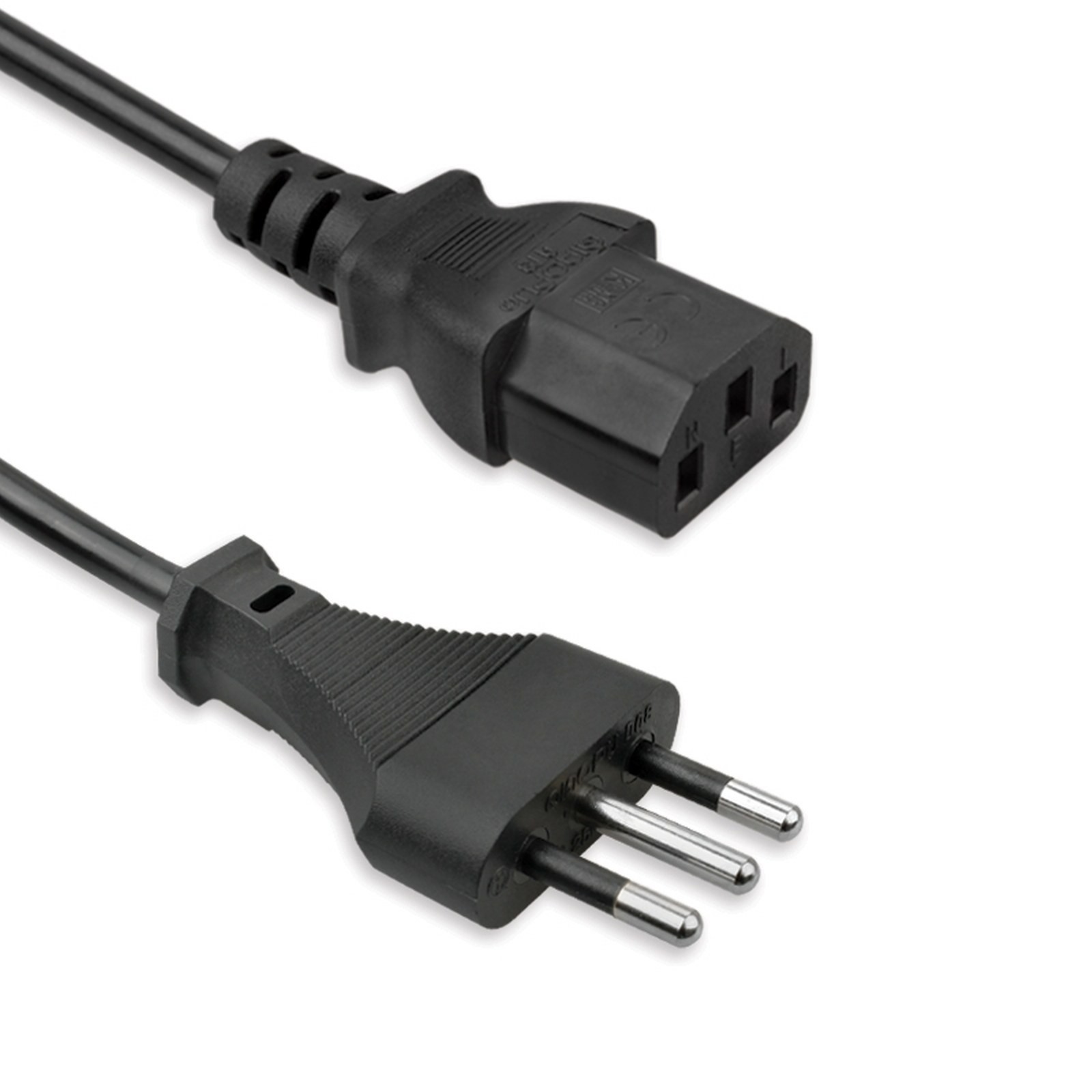 Cavo di Alimentazione Classico per PC, Monitor e Stampanti (VDE) - 1.5 metri