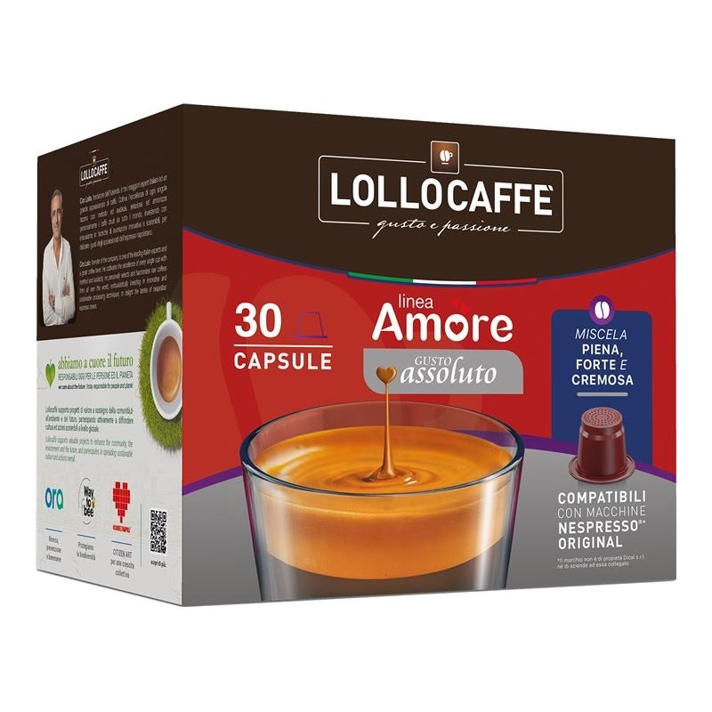 LOLLO CAPSULE CAFFE COMPATIBILI NESPRESSO 90PZ