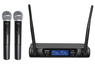 Karma SET 6092 - Sistema Doppio Radiomicrofono VHF con Display Retroilluminato